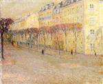 Henri Le Sidaner  - Bilder Gemälde - Le Boulevard du Roi
