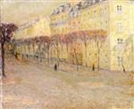 Henri Le Sidaner  - Bilder Gemälde - Le Boulevard du Roi