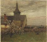 Henri Le Sidaner  - Bilder Gemälde - Le Presbytere