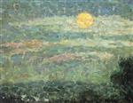 Henri Le Sidaner  - Bilder Gemälde - Moonlit Sky