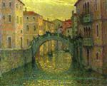 Henri Le Sidaner  - Bilder Gemälde - Morning, Sunshine, Venice