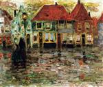 Henri Le Sidaner  - Bilder Gemälde - Place de l'Écluse, Sluis