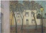 Henri Le Sidaner  - Bilder Gemälde - Place du Village