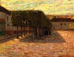 Henri Le Sidaner  - Bilder Gemälde - Pruned Trees