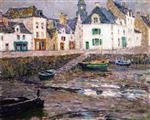 Henri Le Sidaner  - Bilder Gemälde - Sailor's Houses, Le Croisic