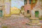 Henri Le Sidaner  - Bilder Gemälde - Small Plaza, Venice