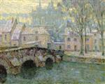 Henri Le Sidaner  - Bilder Gemälde - Snow, Chartres