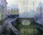 Henri Le Sidaner  - Bilder Gemälde - Snow, Guincamp