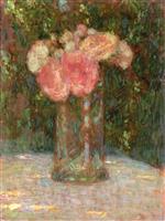 Henri Le Sidaner  - Bilder Gemälde - The Bouquet