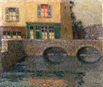 Henri Le Sidaner  - Bilder Gemälde - The Bridge
