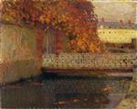 Henri Le Sidaner  - Bilder Gemälde - The Bridge