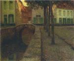 Henri Le Sidaner  - Bilder Gemälde - The Canal