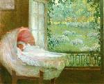 Henri Le Sidaner  - Bilder Gemälde - The Cradle