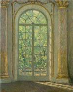 Henri Le Sidaner  - Bilder Gemälde - The Door of Spring
