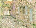 Henri Le Sidaner  - Bilder Gemälde - The Gardener's Cottage