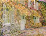 Henri Le Sidaner  - Bilder Gemälde - The House in Autumn