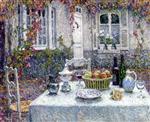 Henri Le Sidaner  - Bilder Gemälde - The Little Table