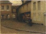 Henri Le Sidaner  - Bilder Gemälde - The Small Shop