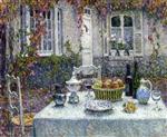 Henri Le Sidaner  - Bilder Gemälde - The Small Table