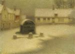 Henri Le Sidaner  - Bilder Gemälde - The Snow