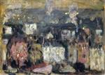 Henri Le Sidaner  - Bilder Gemälde - The Suburbs