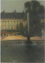 Henri Le Sidaner  - Bilder Gemälde - The Tuileries
