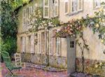 Henri Le Sidaner  - Bilder Gemälde - The White House, Gerberoy