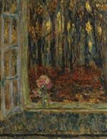 Henri Le Sidaner  - Bilder Gemälde - The Window in Autumn