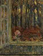 Henri Le Sidaner  - Bilder Gemälde - The Window in Autumn
