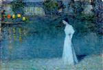 Henri Le Sidaner  - Bilder Gemälde - Time of Contemplation