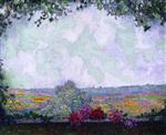 Henri Le Sidaner  - Bilder Gemälde - View from the Terrace