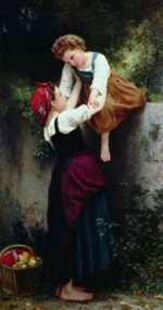 William Bouguereau  - Bilder Gemälde - Kleine Diebe