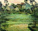 Henri Le Sidaner  - Bilder Gemälde - Village by the Water, Montreal Bellay