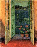 Henri Le Sidaner  - Bilder Gemälde - Window at Twilight