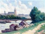Maximilien Luce  - paintings - Angers, the Banks of the Seine