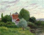 Maximilien Luce - Bilder Gemälde - Auvers-sur-Oise, Landscape