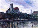 Maximilien Luce - Bilder Gemälde - Auxerre, the Cathedral