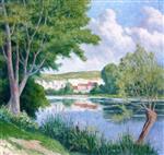 Maximilien Luce  - paintings - Banks of the Seine