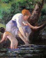 Maximilien Luce  - paintings - Bather