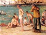 Maximilien Luce - Bilder Gemälde - Bathers