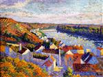 Maximilien Luce - Bilder Gemälde - Bend in the River