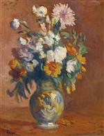 Maximilien Luce  - Bilder Gemälde - Bouquet of Flowers
