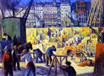 Maximilien Luce  - Bilder Gemälde - Building Site