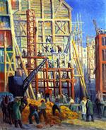 Maximilien Luce  - Bilder Gemälde - Building Site