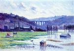 Maximilien Luce  - Bilder Gemälde - Flood - Plaine d'Issy les Molineux