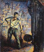 Maximilien Luce  - Bilder Gemälde - Glass Blower