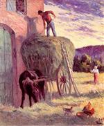 Maximilien Luce  - Bilder Gemälde - Hay Cart