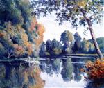 Maximilien Luce  - Bilder Gemälde - L'Etang de Moulineux