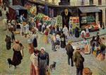 Maximilien Luce  - Bilder Gemälde - La Rue des Abbesses