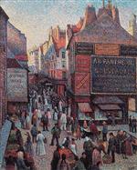 Maximilien Luce  - Bilder Gemälde - La Rue Mouffetard